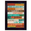 "A New Day" By Marla Rae, Printed Wall Art, Ready To Hang Framed Poster, Black Frame