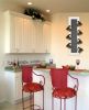 7-Peg Mug Rack By Trendy Decor 4U, Ready to Hang Framed Print, White Frame