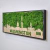 Washington Moss City Silhouette Metal Wall Art