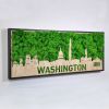 Washington Moss City Silhouette Metal Wall Art