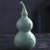 500ml Green Gourd Ceramic Wine Bottle Chinese Style Wine Jar Wine Jug Antique Empty Wine Vase Flask Flagon