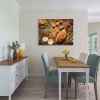 Framed Canvas Wall Art Decor Bread Painting, Still Life Bread Painting Decoration For Restrant, Kitchen, Dining Room, Office Living Room