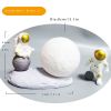 1pc Sitting Astronaut & Moon Night Light; Bedroom Sleep Light; Romantic Birthday Gifts; Bedside Table Lamp; Rechargeable Dimmable Atmosphere Night Lig