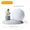 1pc Sitting Astronaut & Moon Night Light; Bedroom Sleep Light; Romantic Birthday Gifts; Bedside Table Lamp; Rechargeable Dimmable Atmosphere Night Lig